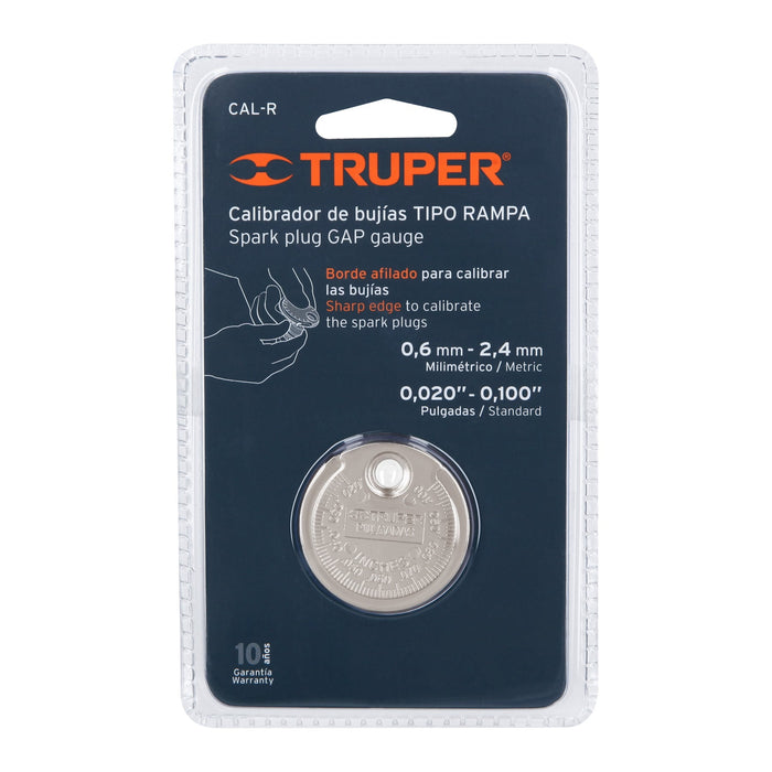 Calibrador redondo para bujías, Truper 14398 CAL-R