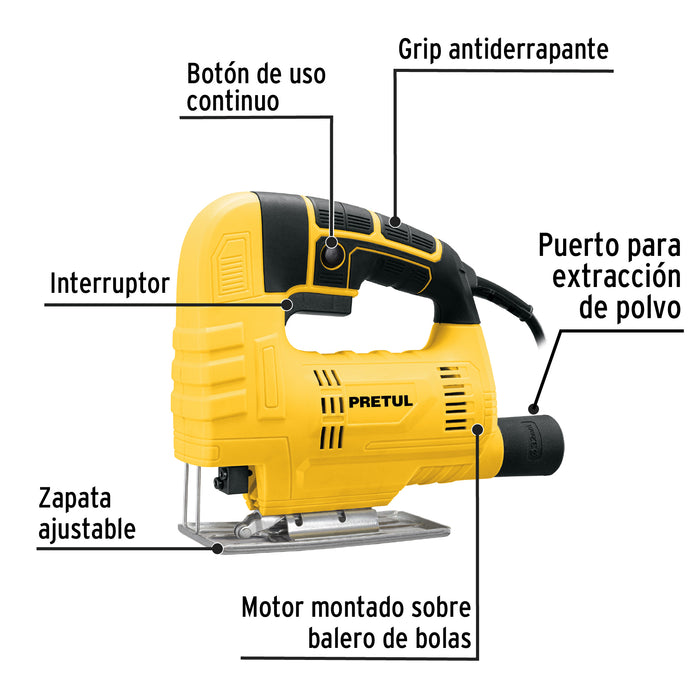 Sierra caladora 400 W, Pretul 29003 CALA-P4
