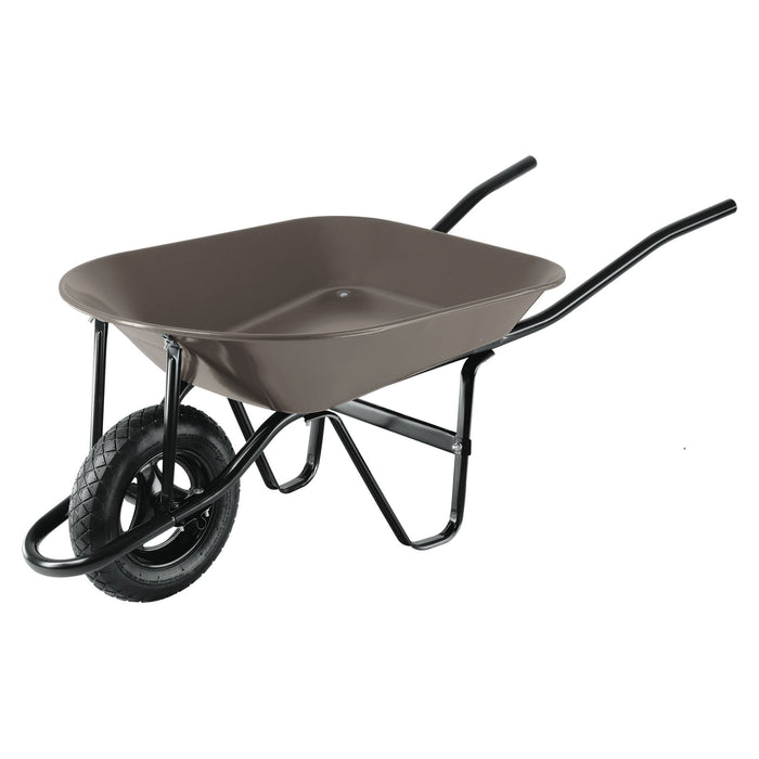 Carretilla 4.5 ft3 gris Neumática, bastidor tubular, Pretul 22647 CAP-4NB