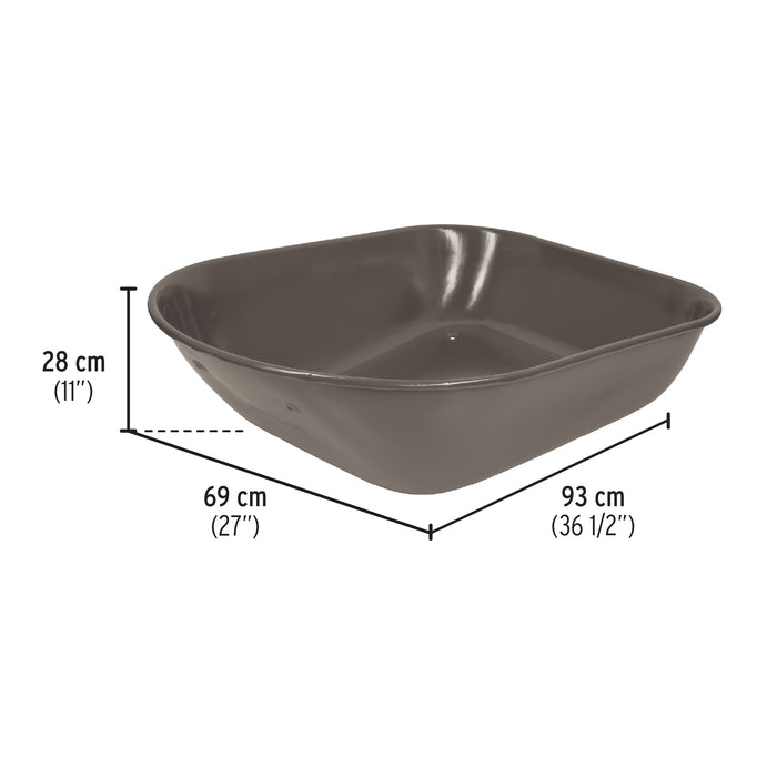 Carretilla 5.5ft3 gris Imponchable bastidores madera, Pretul 20625 CAP-5WFFG