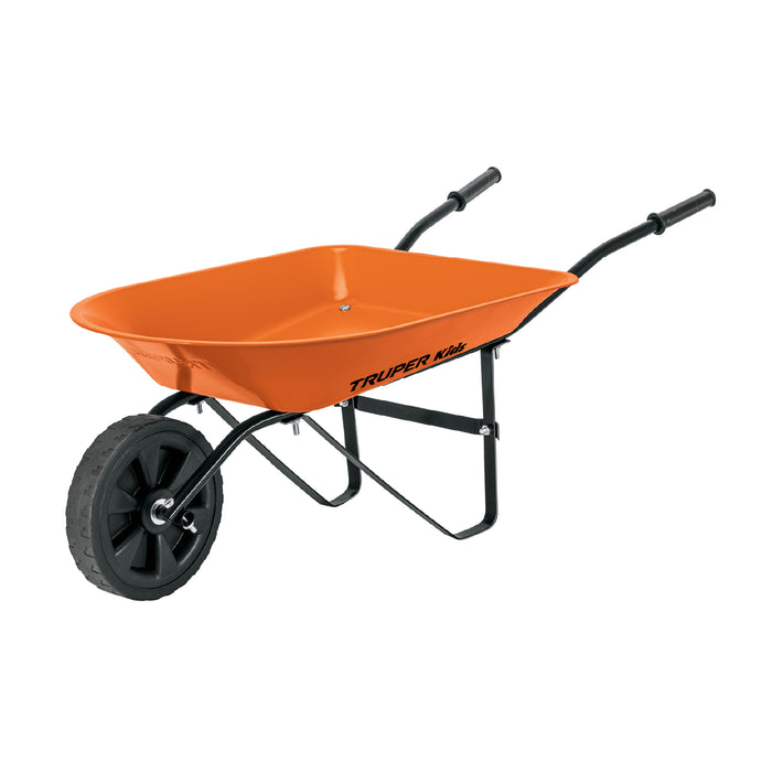 Carretilla para niños, concha metálica 54 x 40 cm, Truper 102996 CAR-KID