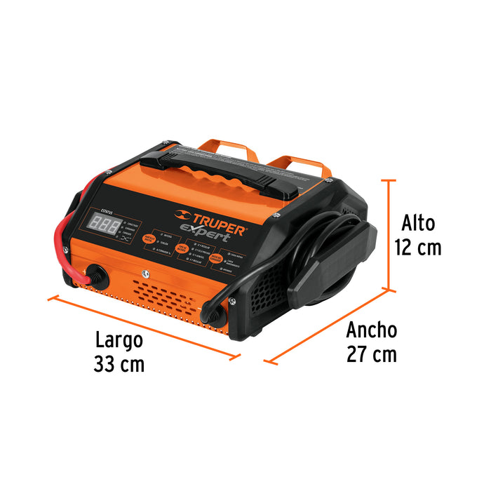 Cargador de 50 A para baterías de 12 V, Truper 13027 CARBA-50