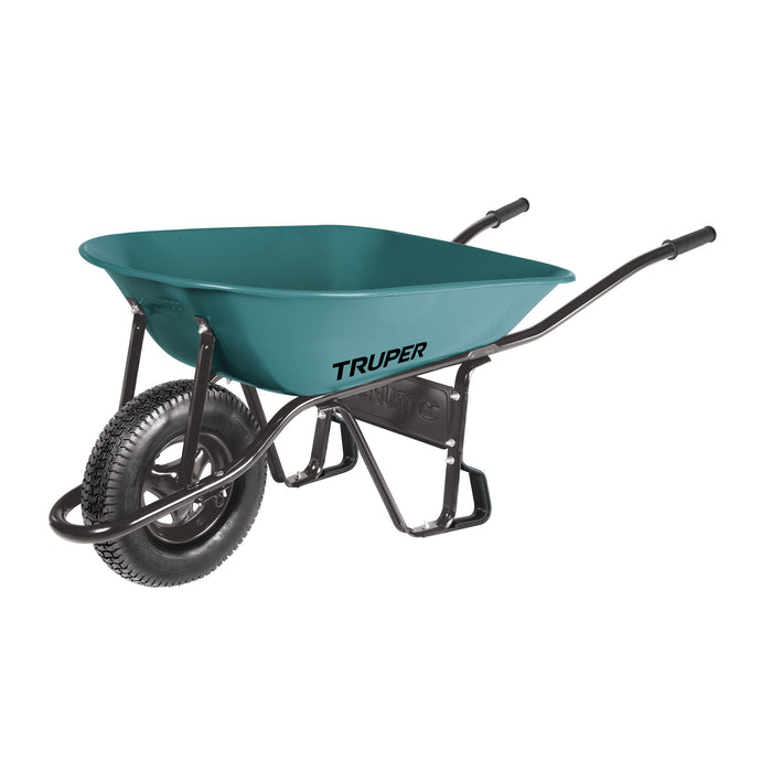 Carretilla 5 ft3 Neumática, bastidor tubular, Truper 11753 CAT-15ND