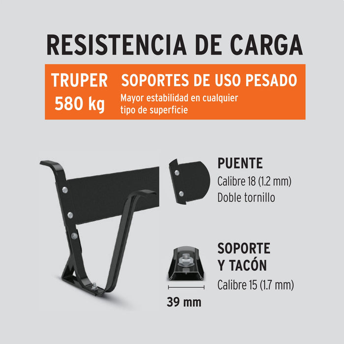 Tijera para poda 8' de aluminio cuchilla de paso, Truper 18453 T-45