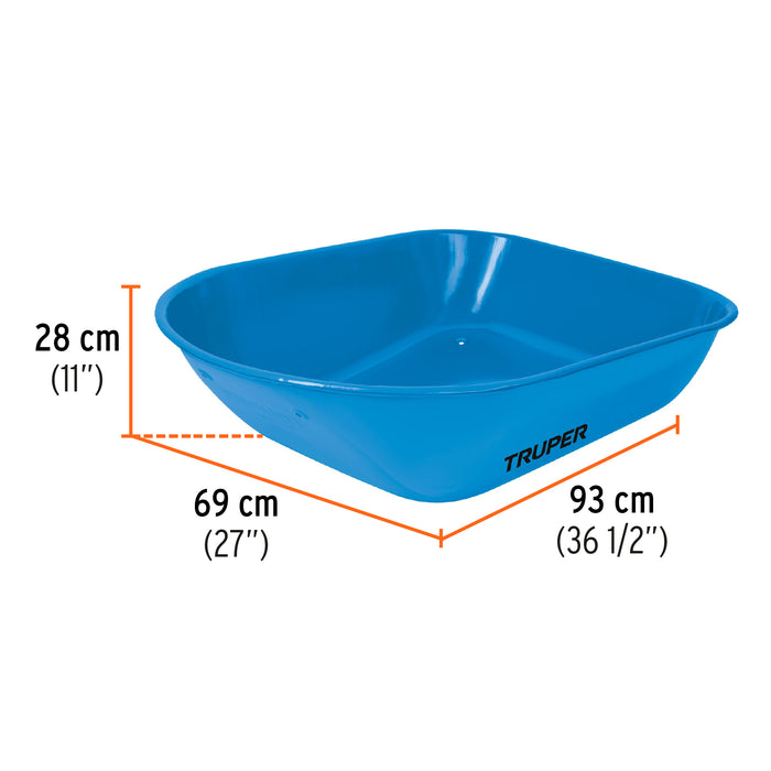 Carretilla 5.5 ft3 Neumática, bastidor tubular, Truper 11752 CAT-50ND