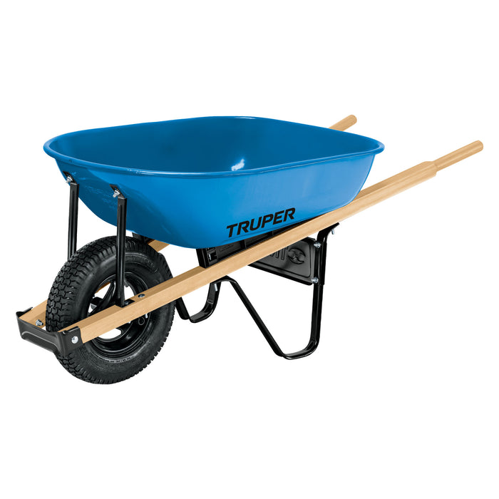 Carretilla 5.5ft3 Neumática, bastidor tubular, Truper 11758 CAT-50WD