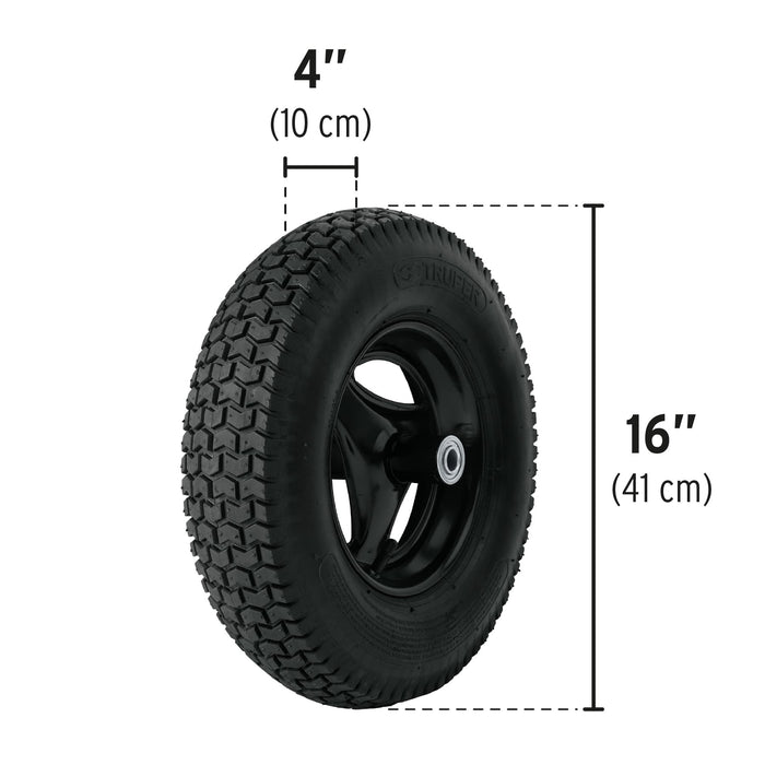 Carretilla 5.5ft3 Neumática, bastidor tubular, Truper 11758 CAT-50WD