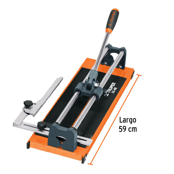Cortador de azulejo 16' (40 cm) con baleros, Truper 12930 CAZ-40B