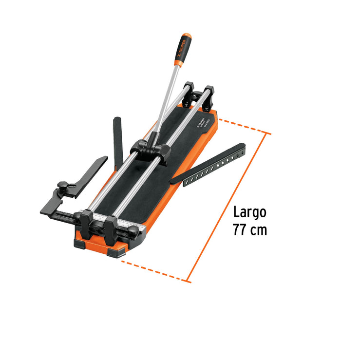 Cortador de azulejo 24' (60 cm) con baleros, Truper 12931 CAZ-60B