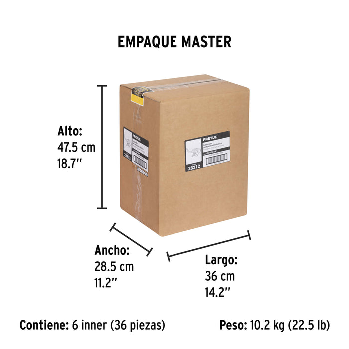 Generador portátil 2.8 kW motor a gasolina, Pretul 26034 GEN-25P