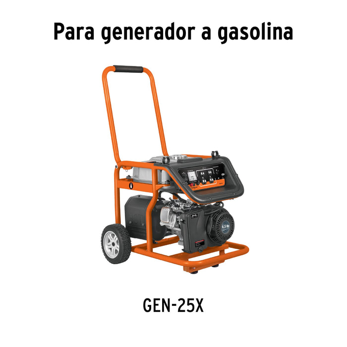 Generador portátil 2.5 kW motor a gasolina, Truper 15342 GEN-25X