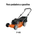 Podadora con motor a gasolina de 4 HP, 18' de corte, Truper 19966 P-418