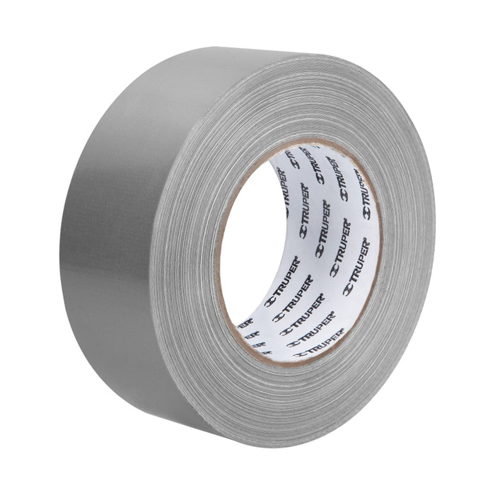 Cinta para ducto 50m x 48mm, espesor 0.19mm, Truper 12588 CDU-50X