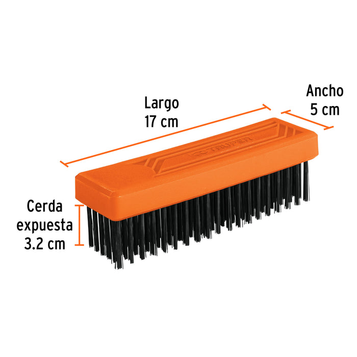 Cepillo rectangular de alambre 114 pinceles,sin mango,Truper 11556 CEA-36