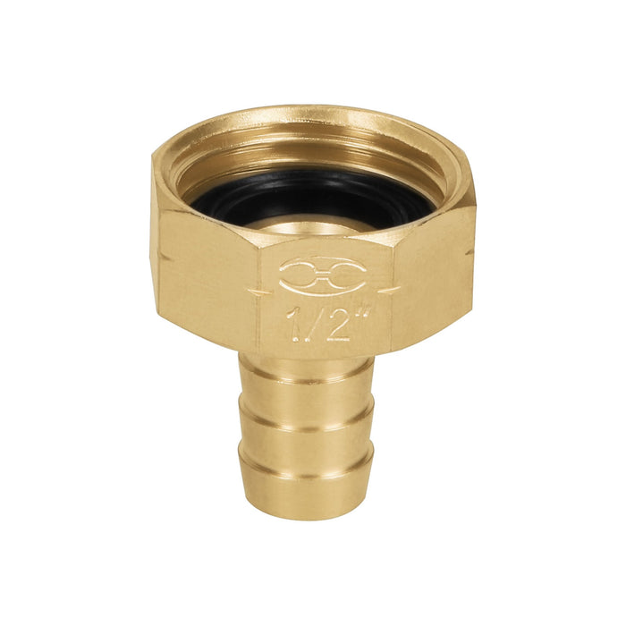 Conector 1/2' hembra de latón sólido para manguera, Truper Código: 12700