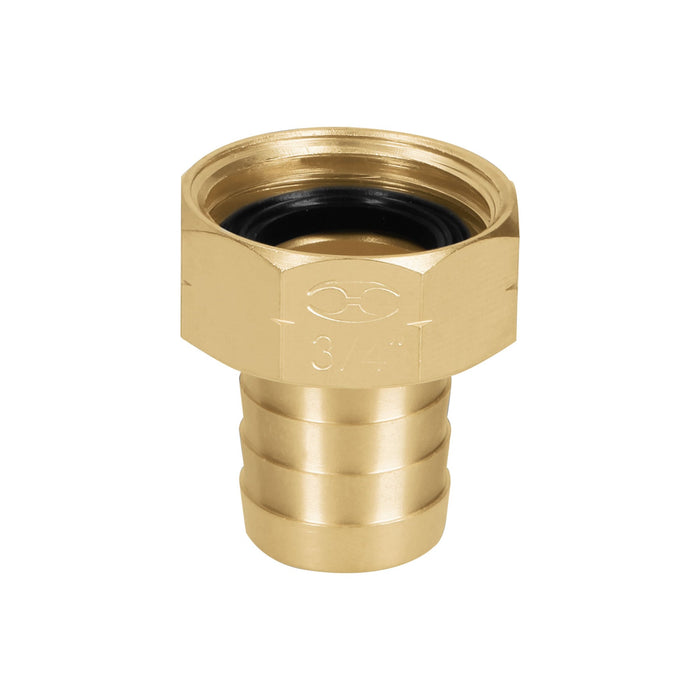 Conector 3/4' hembra de latón sólido para manguera, Truper Código: 12286