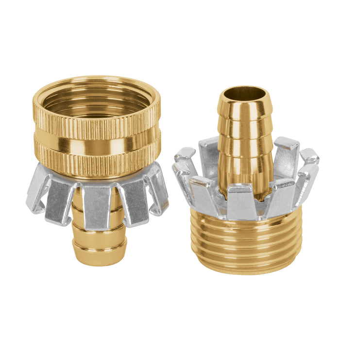 Juego de conectores 1/2' macho/hembra tipo garra de aluminio Código: 102084