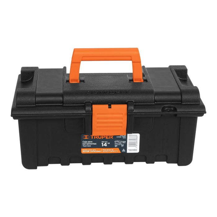 Caja para herramienta de 14' sin compartimentos, Truper 19854 CHA-14N