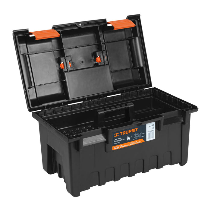 Caja para herramienta de 19' sin compartimentos, Truper 19781 CHA-19N