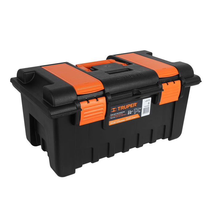 Caja para herramienta de 22' con compartimentos, Truper 11145 CHA-22NC
