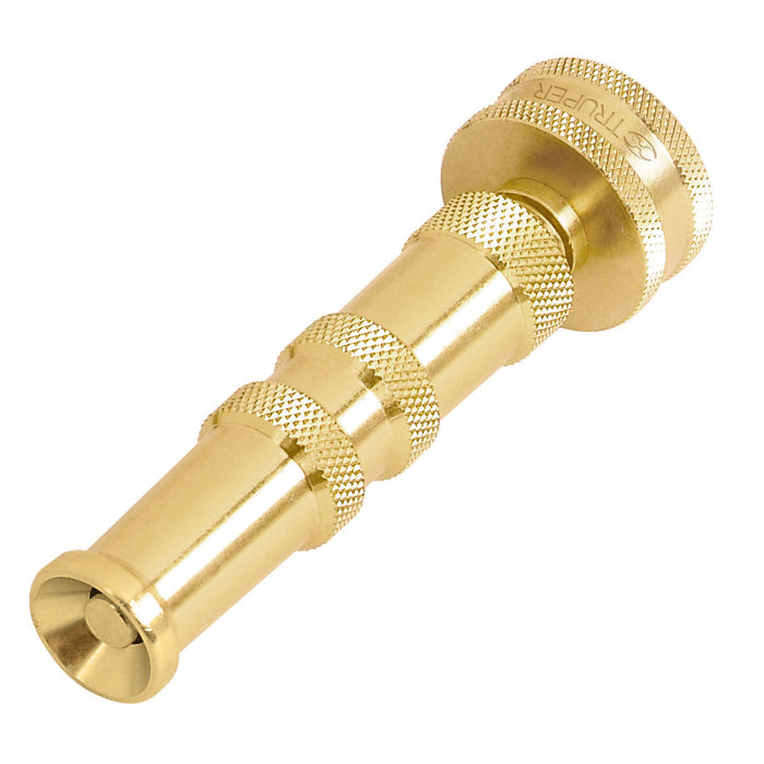 Chiflón 4' de latón maquinado para manguera, Truper 13136 CHMA-4