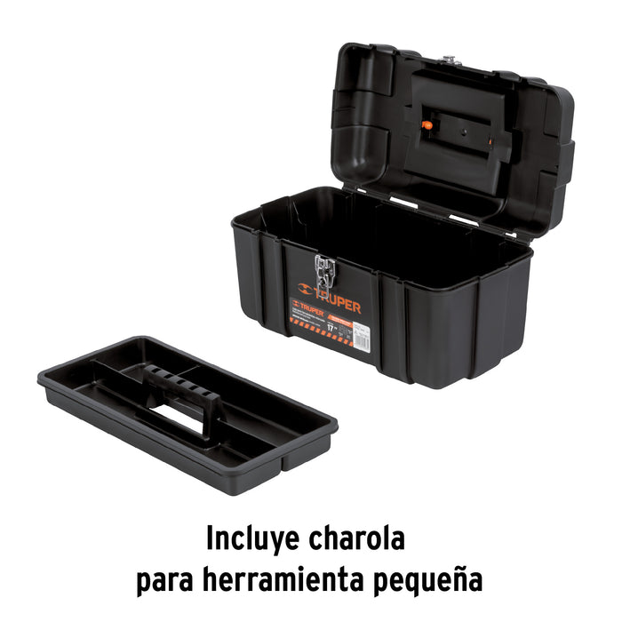 Caja para herramienta de 17' industrial, broches metálicos 19656 CHP-17X