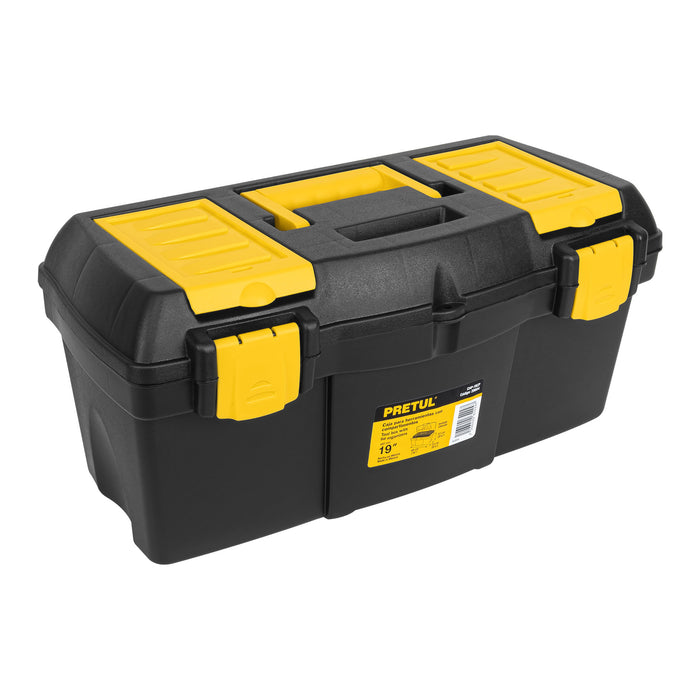 Caja para herramienta de 19' con compartimentos, Pretul 20604 CHP-19CP