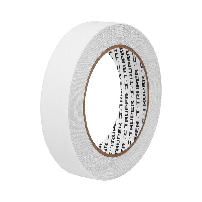 Rollo de 5m de cinta antiderrapante blanca 25mm con abrasivo 12543 CIA-15B
