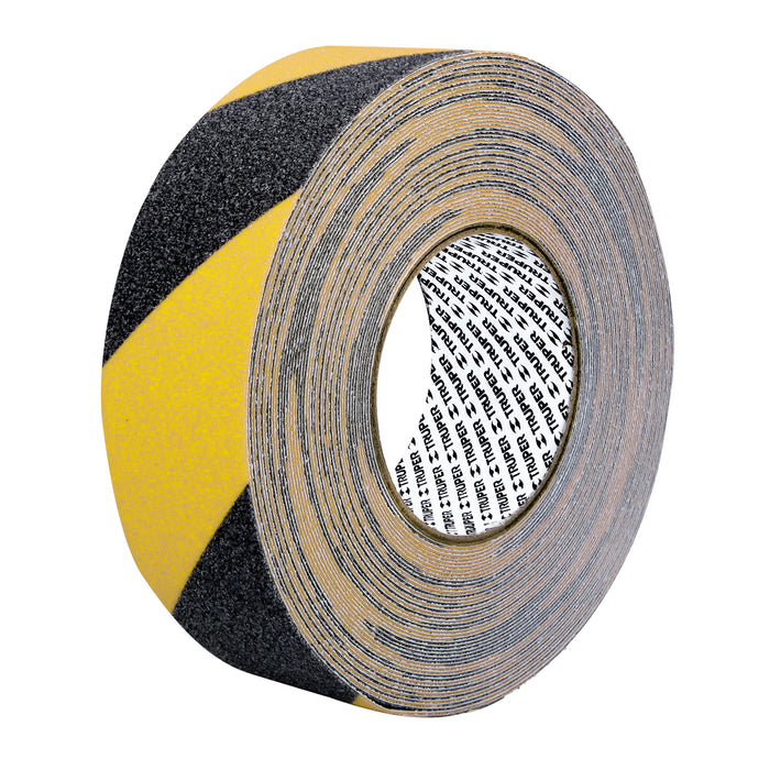 Rollo 18 m de cinta antiderrapante ama/negra 50mm c/abrasivo 101449 CIA-218P