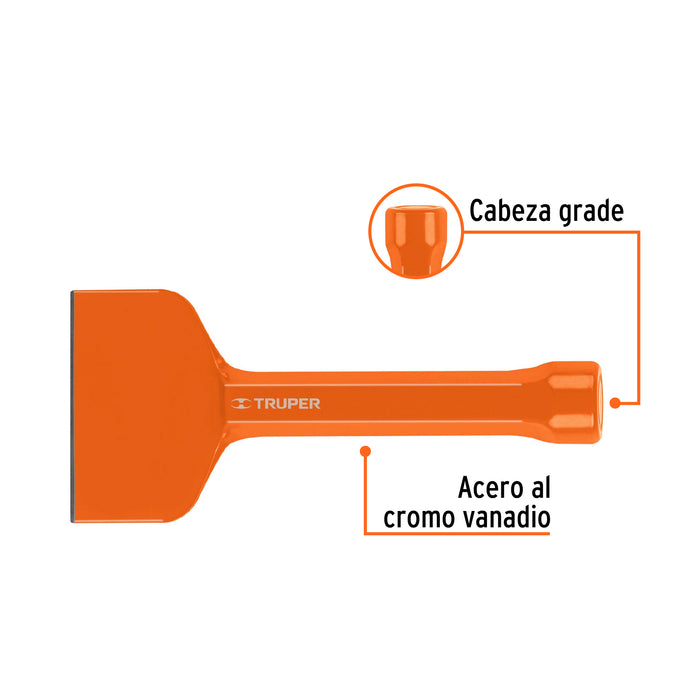 Cincel ladrillero 3-1/2 X 8', Truper Código: 12190