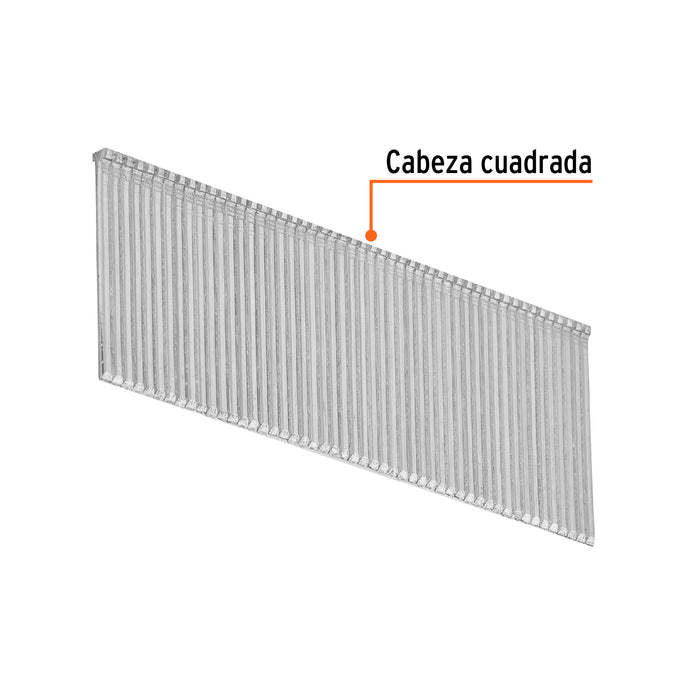 Caja con 2500 clavos calibre 16, 30 mm para CLNE-16, Truper 15011 CLANEU-16-30