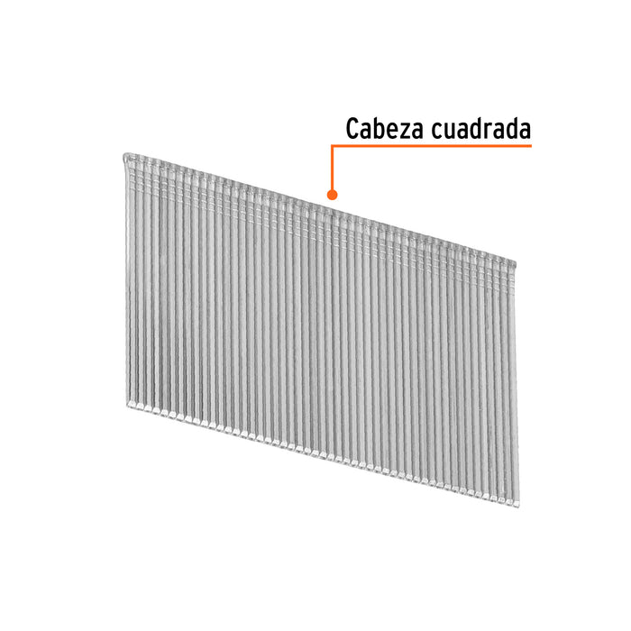 Caja con 2500 clavos calibre 16, 40 mm para CLNE-16, Truper 15014 CLANEU-16-40
