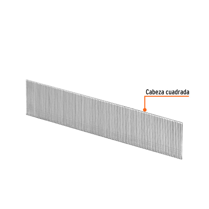 Caja con 5000 clavos calibre 18, 25 mm para CLNE-18, Truper 18263 CLANEU-18-25