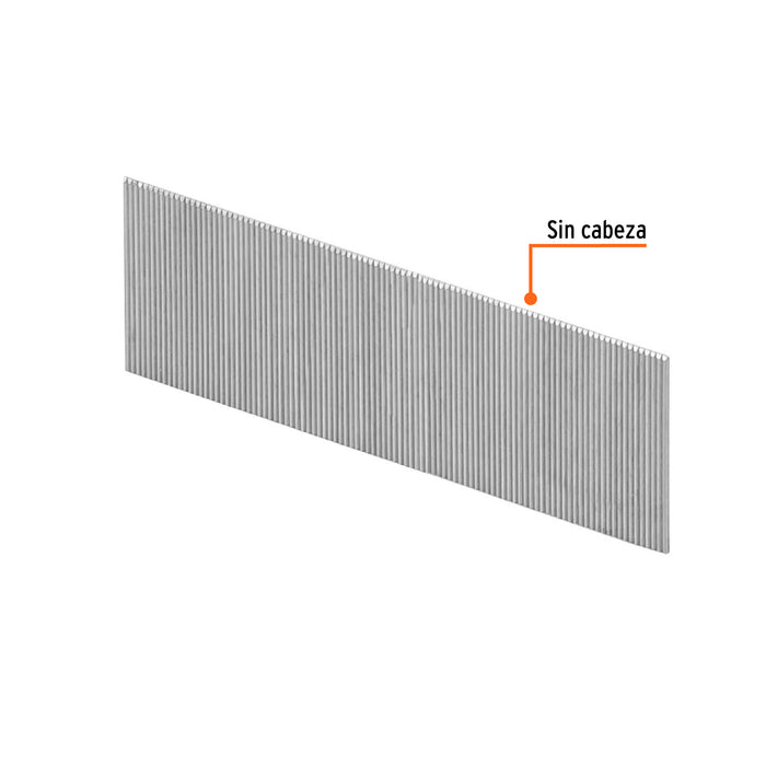 Caja con 10000 clavos calibre 23, 19 mm para CLNE-23, Truper 13404 CLANEU-23-19
