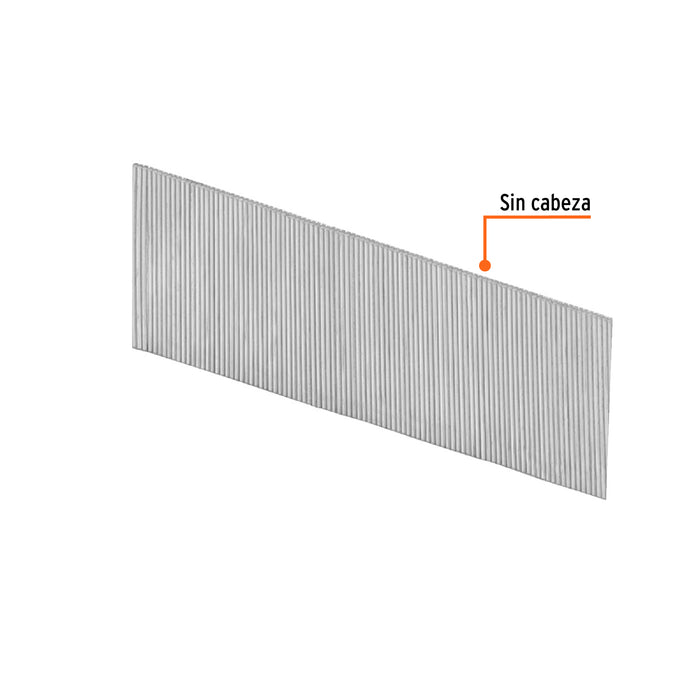 Caja con 10000 clavos calibre 23, 22 mm para CLNE-23, Truper 13406 CLANEU-23-22