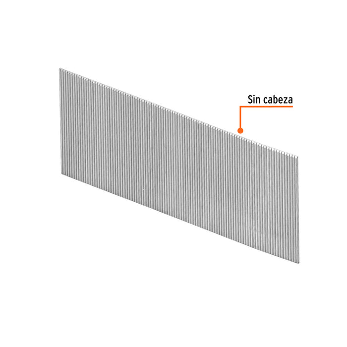 Caja con 10000 clavos calibre 23, 25 mm para CLNE-23, Truper 13407 CLANEU-23-25