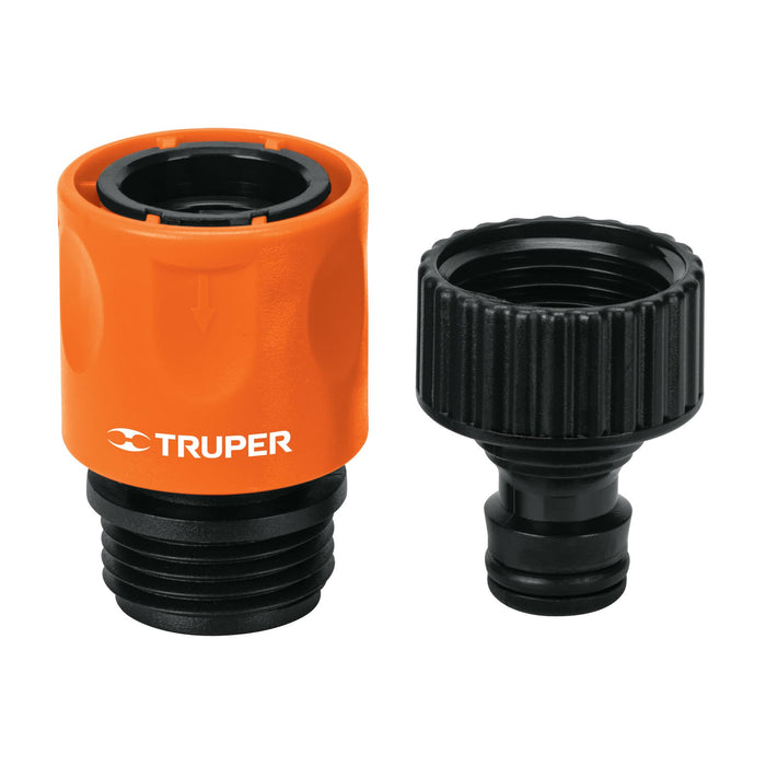 Conector 3/4' rápido de ABS grifo-manguera sistema click 12724 CLICK-GR