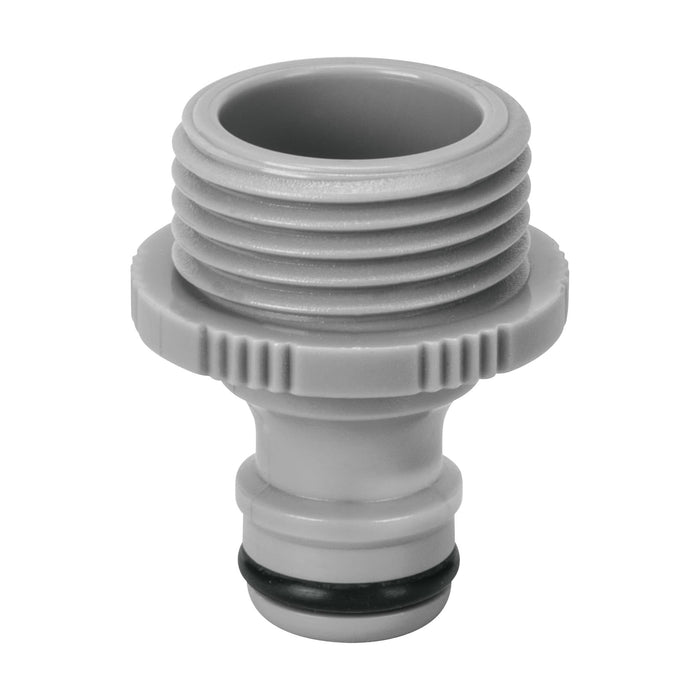 Conector 3/4' rápido macho de ABS, sistema click, Truper 12726 CLICK-M