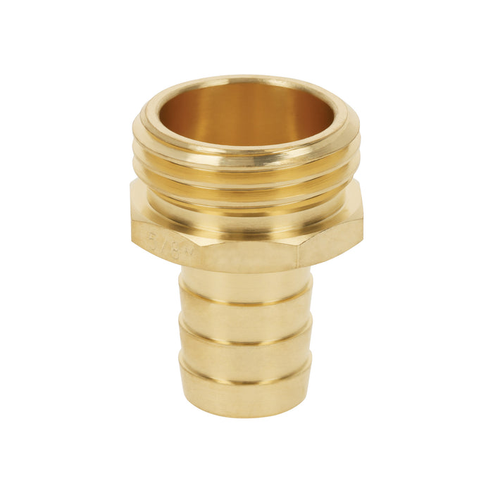 Conector 5/8' macho de latón sólido para manguera, Truper Códigol: 12289