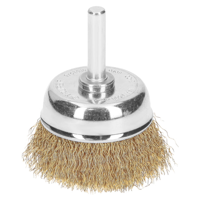 Carda de copa 1-3/4' alambre grueso para taladro, Truper 11571 CO-2