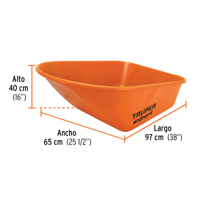 Concha para carretilla CAT- 60X, Truper Expert 102994 CO-60X