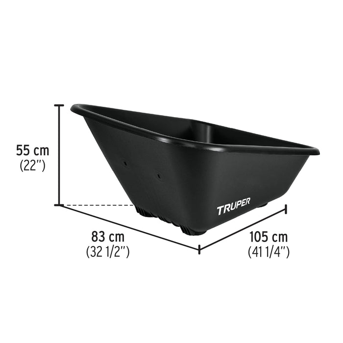 Concha para carretillas CAR-81FF, CAR-81 y CAR-82, Truper 102995 CO-80