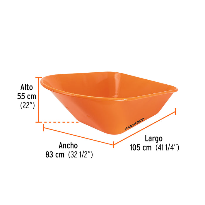 Concha para carretillas CAR-81FF, CAR-81 y CAR-82, Truper 102995 CO-80