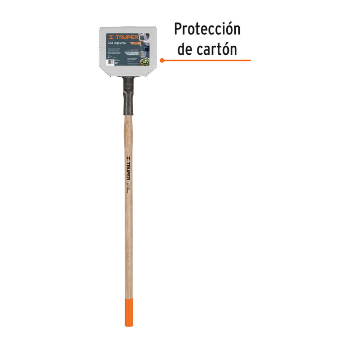 Coa agavera con mango de madera de 42', Truper 11367 CO-AG-42