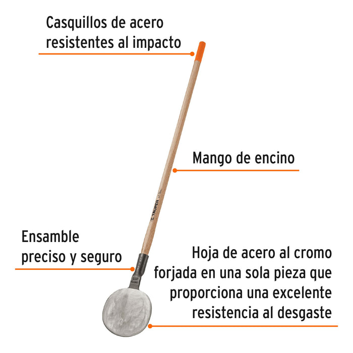 Coa agavera con mango de madera de 54', Truper 11368 CO-AG-54