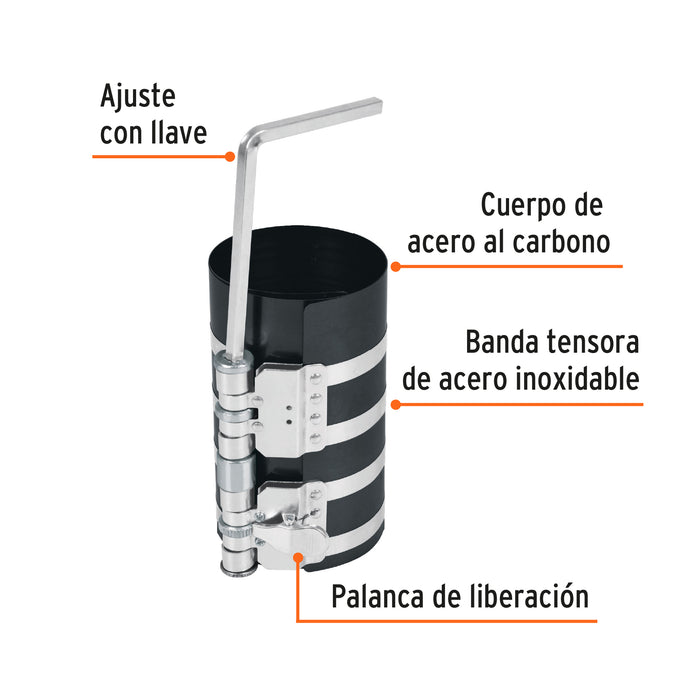 Compresor para anillos diesel, Truper 14522 CO-AN-DI
