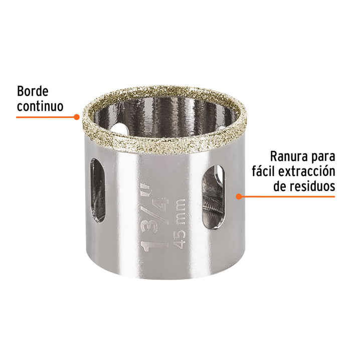 Brocasierra diamante 1' borde continuo, Truper 17126 COAZ-1