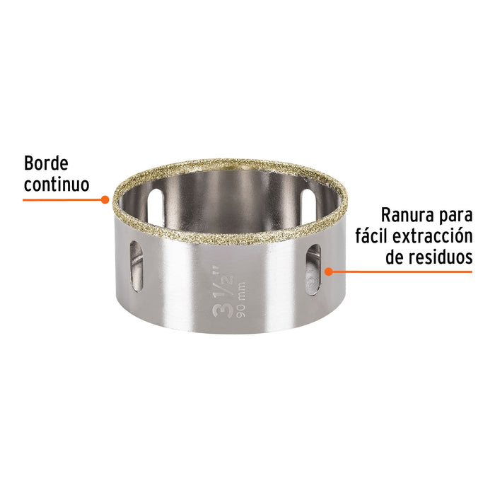 Brocasierra diamante 3' borde continuo, Truper 17136 COAZ-3