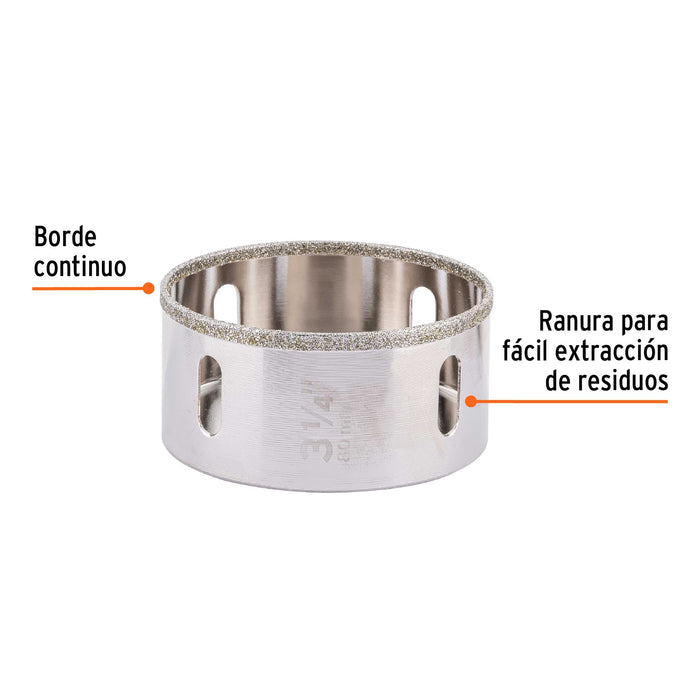 Brocasierra diamante 3' borde continuo, Truper 17136 COAZ-3
