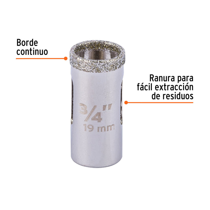 Brocasierra diamante 3' borde continuo, Truper 17136 COAZ-3